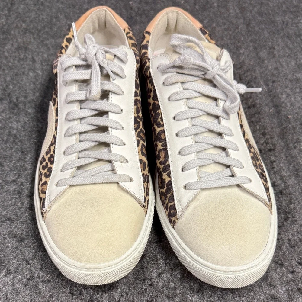 Oliver Cabell Leopard Print Sneakers - Picture 4 of 10